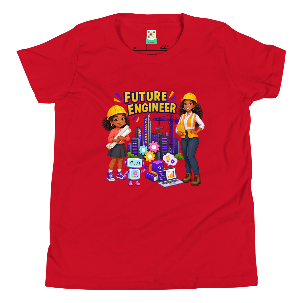 Future Engineer Youth Short Sleeve Tee for Girls