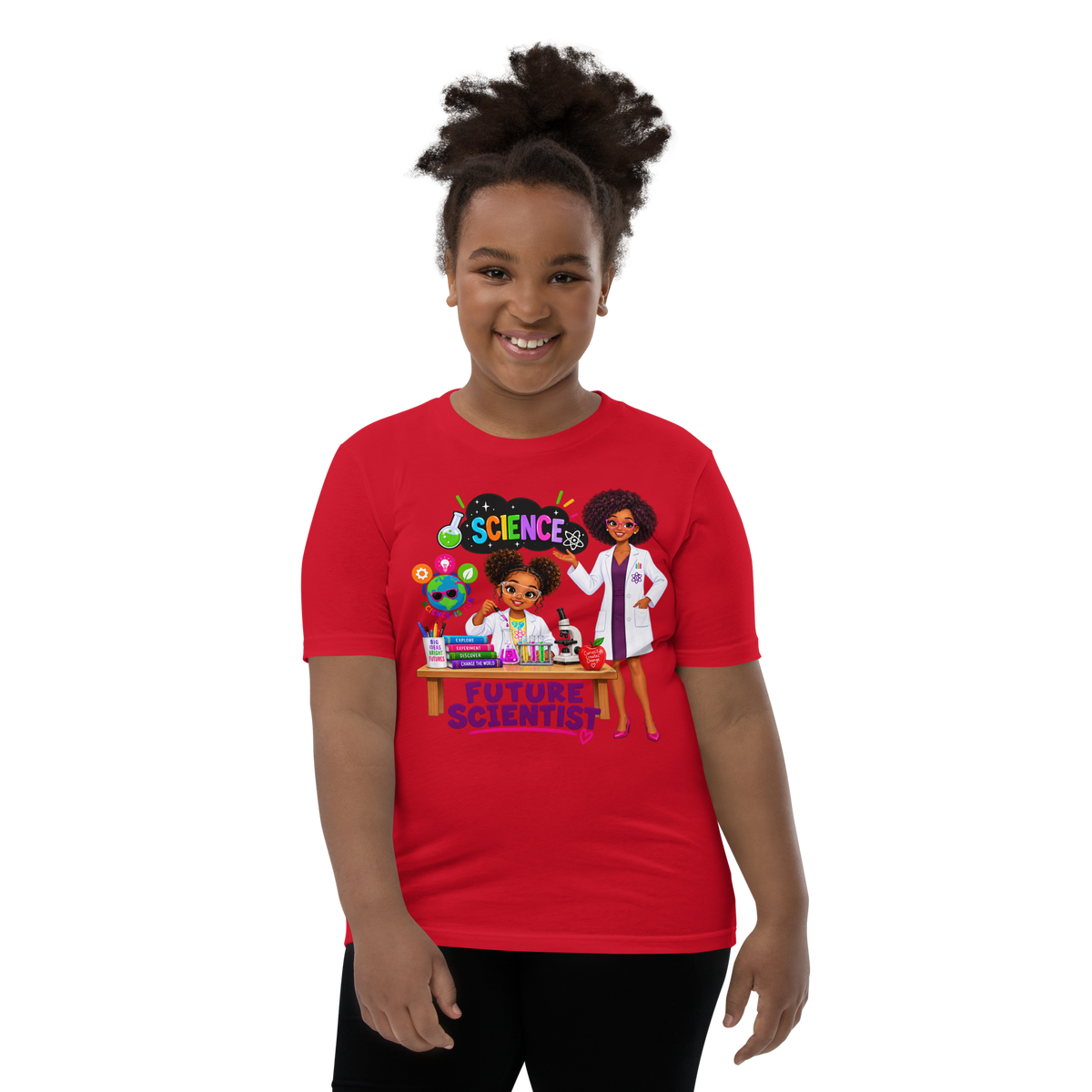 Future Scientist Youth Short Sleeve Tee for Girls