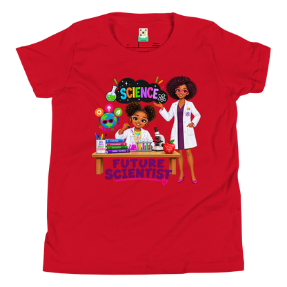 Future Scientist Youth Short Sleeve Tee for Girls