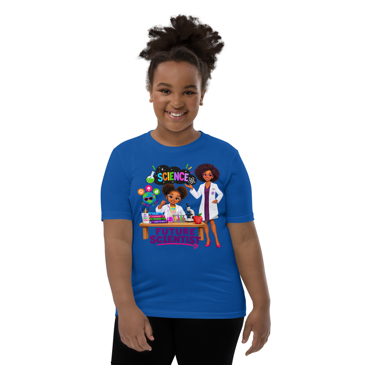 Future Scientist Youth Short Sleeve Tee for Girls
