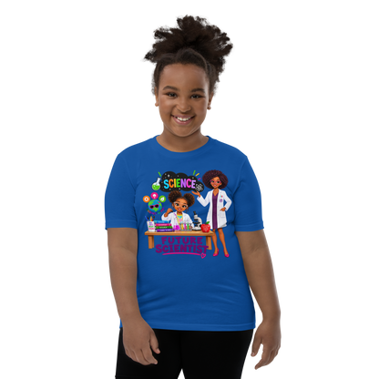 Future Scientist Youth Short Sleeve Tee for Girls