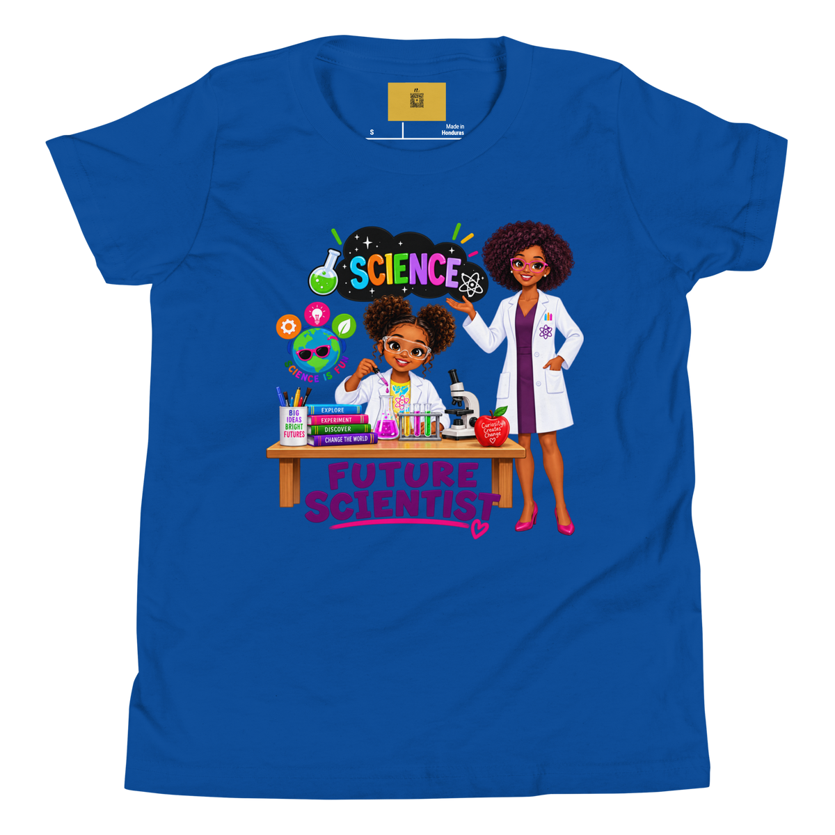 Future Scientist Youth Short Sleeve Tee for Girls