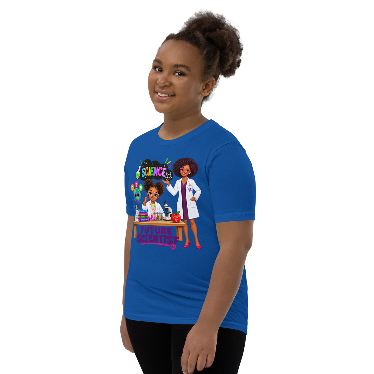 Future Scientist Youth Short Sleeve Tee for Girls