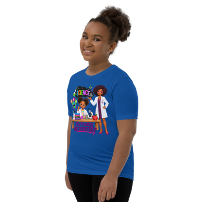 Future Scientist Youth Short Sleeve Tee for Girls