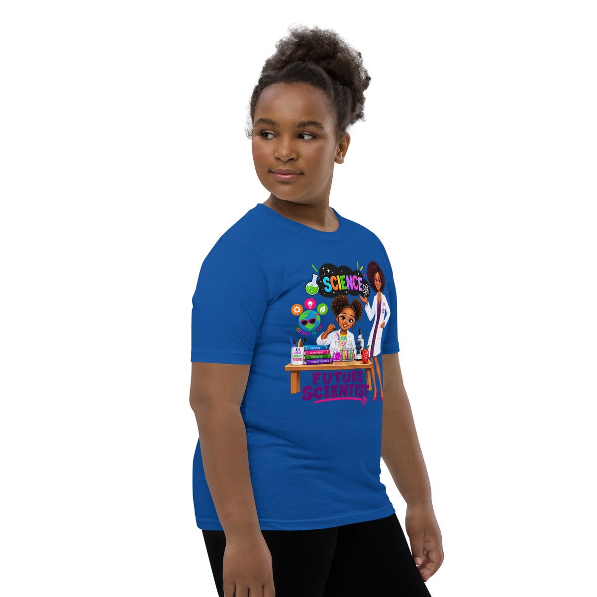 Future Scientist Youth Short Sleeve Tee for Girls