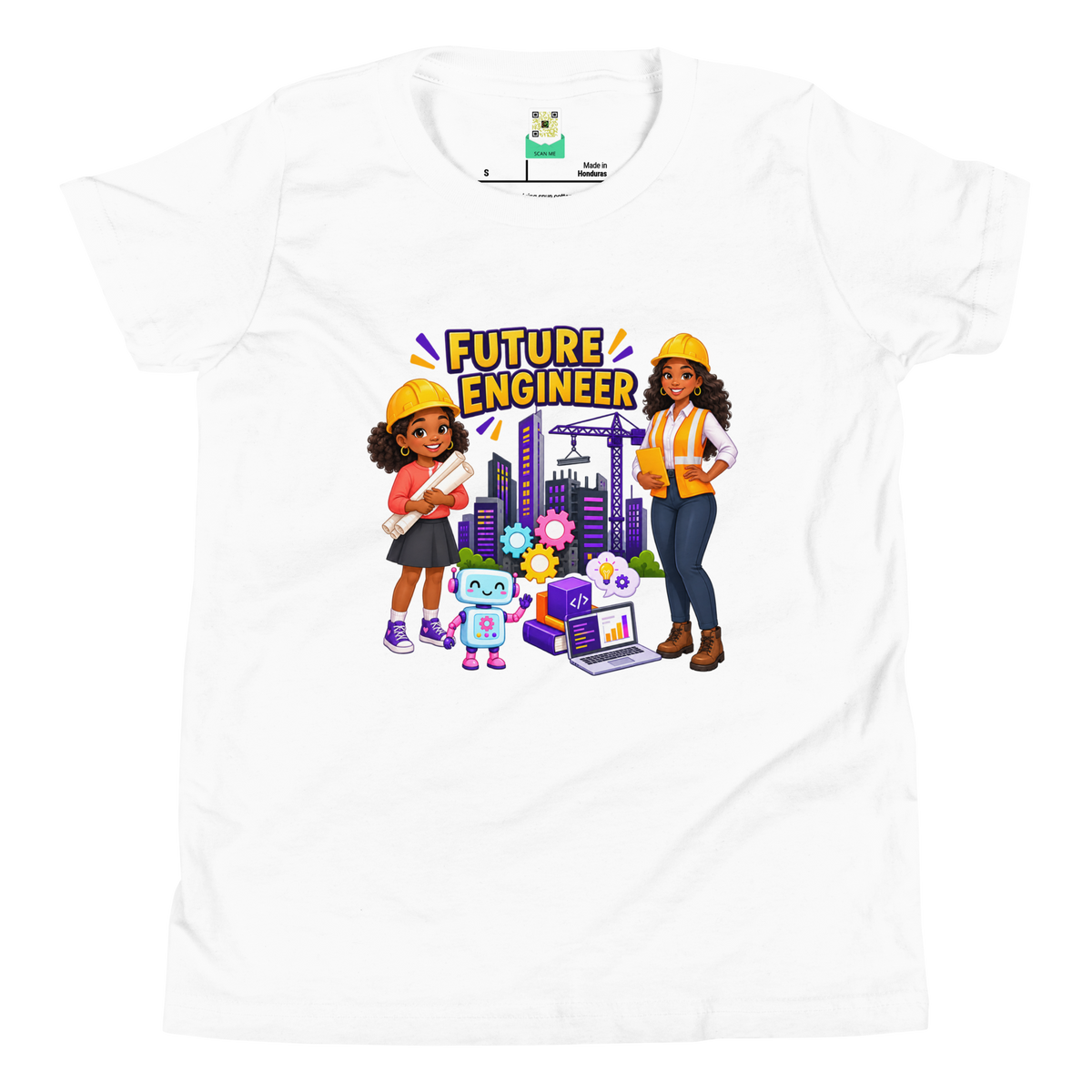Future Engineer Youth Short Sleeve Tee for Girls