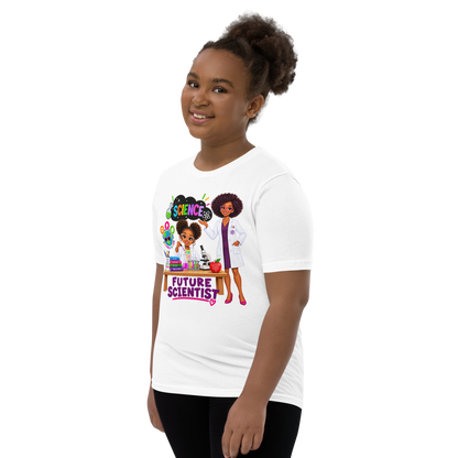Future Scientist Youth Short Sleeve Tee for Girls